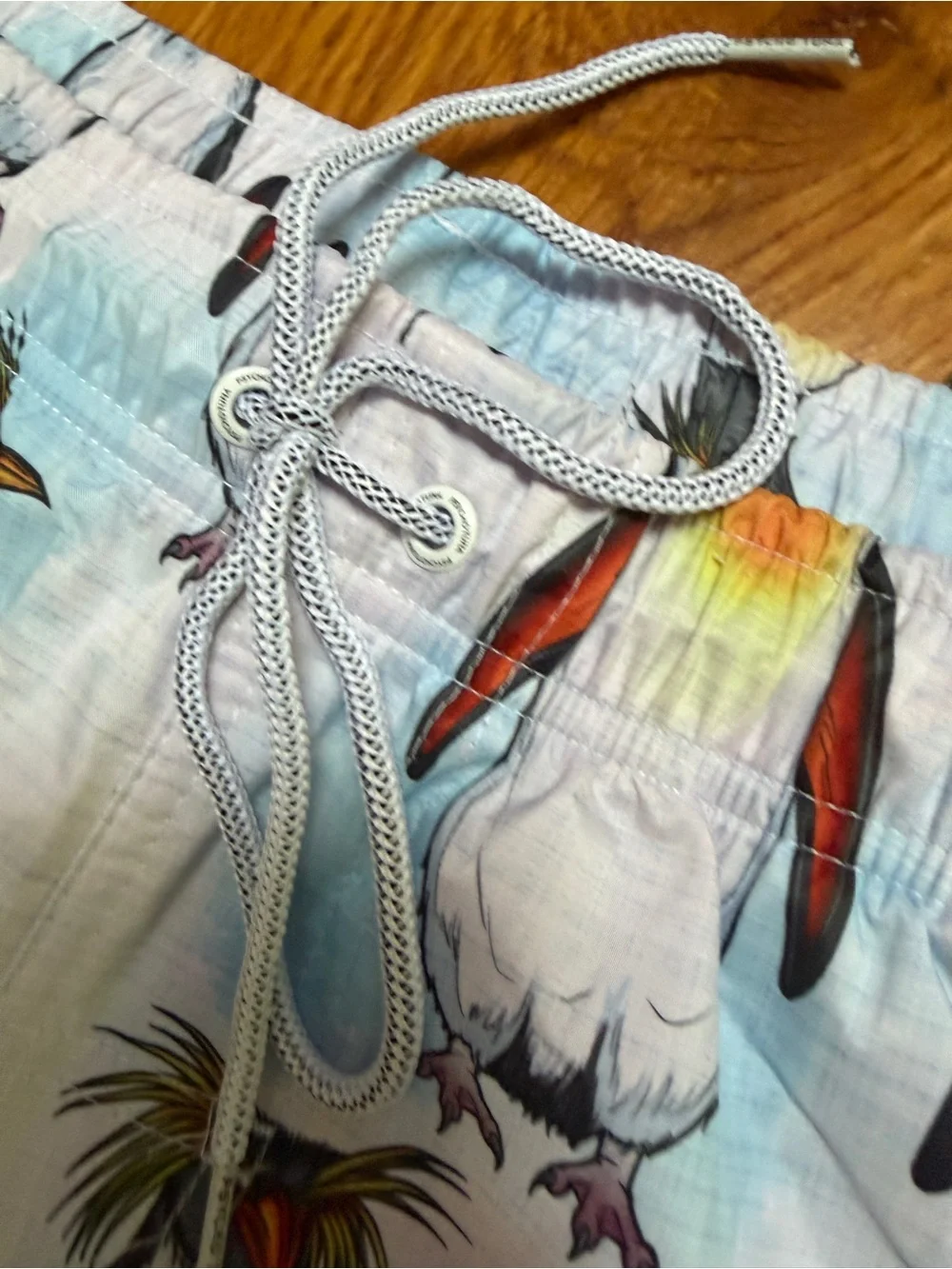 NWT NEW PSYCHO TUNA SWIM TRUNKS BOARD Shorts Men’s Sz L Bathing Suit PENGUIN